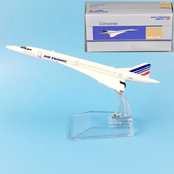 Concorde Air France Diecast Plane Model Airplane 1-400 Scale Diecast Airplane Aircraft Alloy Model Kids Toys Collections Gifts