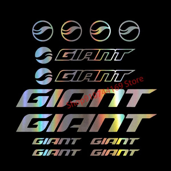 for GIANT Die-cut Decal Sticker sheet (cycling, mtb, bmx, bike, frame)