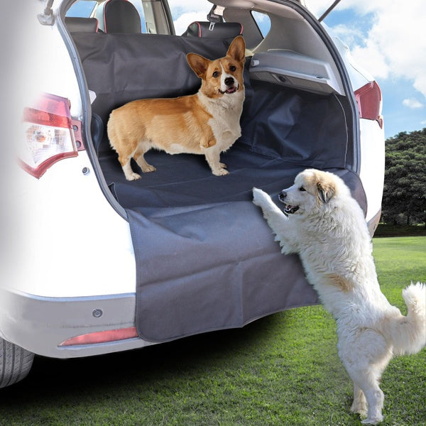 Larger version Car SUV Hatchback Rear Back Seat Cover Pet Dog Boot Mat Cargo Liner Trunk Tray Bumper Tray Protector Accessories