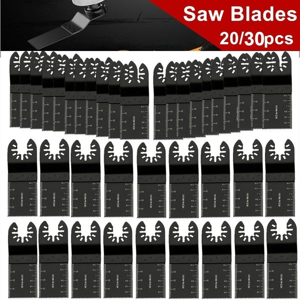 30-20 - 10PCS 34mm en acier au carbone à lame grossière lames de scie à mélange droit oscillant multitool