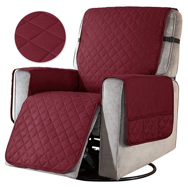 Universal Recliner Chair Covers Recliner Sofa Cover Protector Pet Cover for Recliner Washable Anti-Slip Furniture Protector Pet Dog Kid Mat Sofa Armc