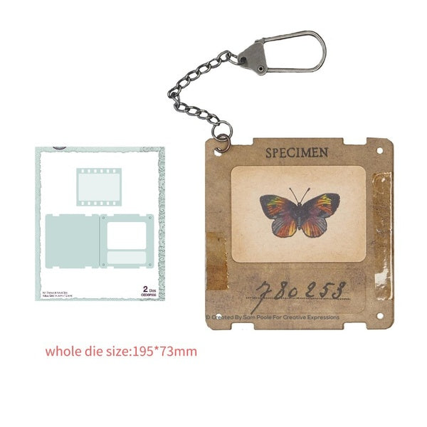 New Old-fashioned Basic Retro Slides Design Craft Metal Cutting Dies for DIY Scrapbooking Album Paper Cards Decorative Crafts Embossing Die Cuts