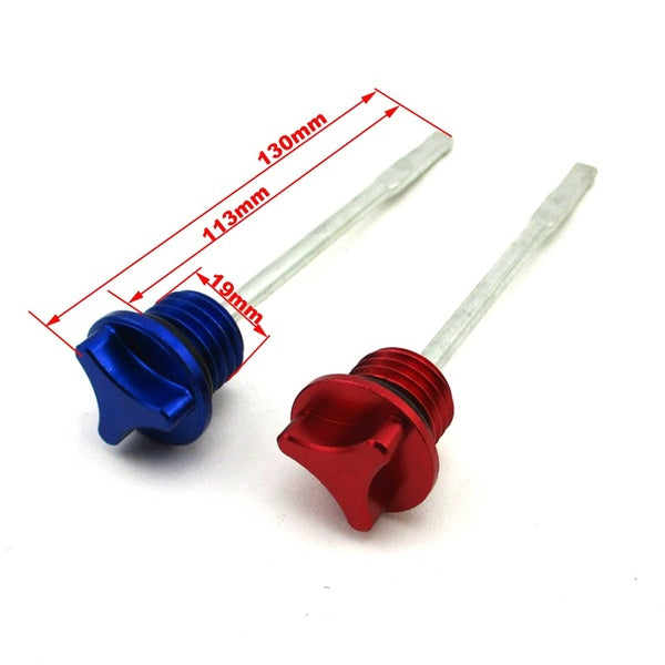 FishMotor CNC Dip Stick Engine Oil Dipstick For 125cc 140cc Stomp YCF SDG SSR Dirt Pit Bike Motorcycle