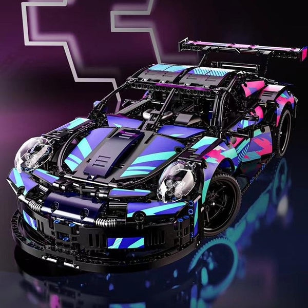 New 1580pcs Super Racing Sport Car Model Building Block Brick Educational Assembly Toy Children Boy Gift