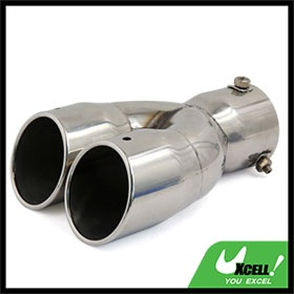 3" Inlet Dia Double Row Stainless Steel Exhaust Muffler Tip for Auto Car