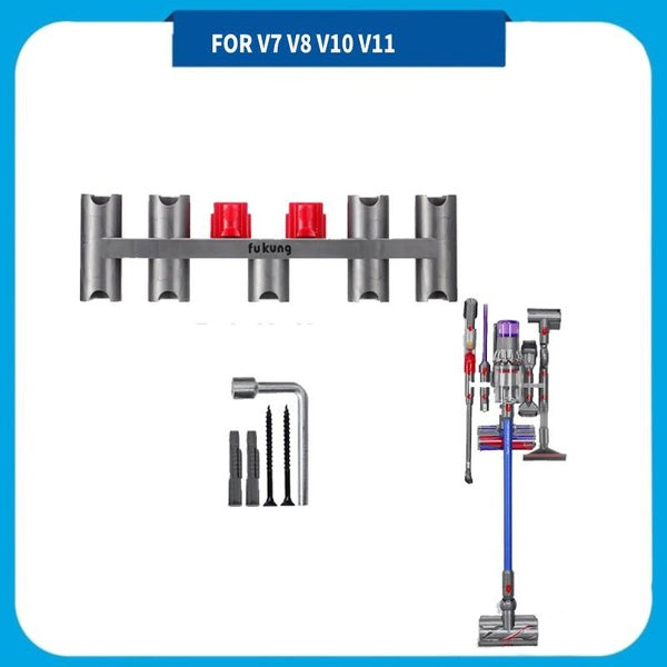 New！Extended Storage Bracket For Dyson V7 V8 V10 V11 Vacuum Cleaner Punch-free Shelf Hanging Shelf Accessories
