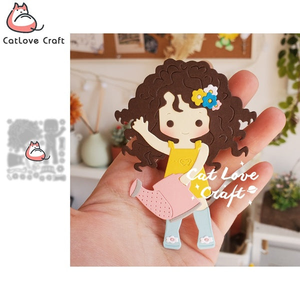 Catlove eau les fleurs pâques matrices de découpe en métal Scrapbooking pochoir découpes carte faisant artisanat gaufrage nouveaux matrices pour 2021