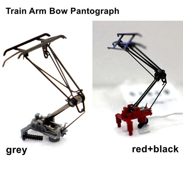 HO 1:87 Electric Train and Tram Pantographs for Model Train Kit Railway Railroad Landscape Accessories