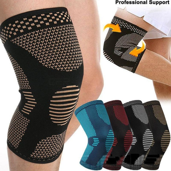 Knee Pads(1 pc)High Elasticity Warm Knee Sleeves Compression Brace for Women & Men Support Sport Joint Injury Pain Arthritis for Running Athletic Cyc