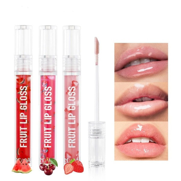 Fruit Style Ultra Hydrating Moisturing Lip Gloss Lipstick Glaze Shine Anti Aging Lip Care Lip Makeup Cosmetics Lip Gloss