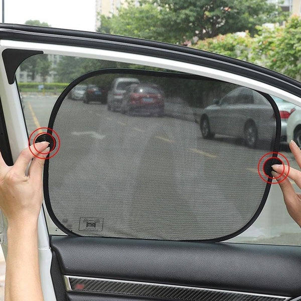 Car Foldable Window Mesh Sunshade Cover Universal Auto Portable Side Glass Sunshades Curtain UV Protection Tools Accessories