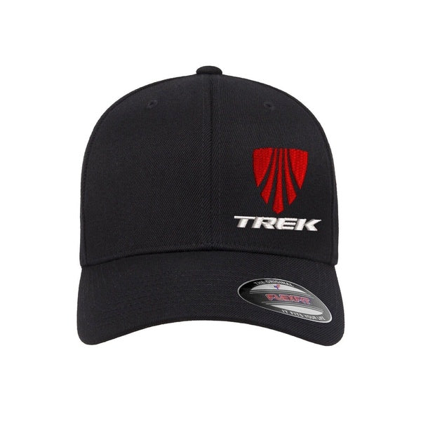Black TREK Logo Embroidered Baseball Cap
