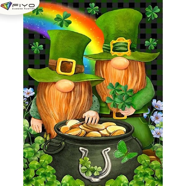 Dwarf DIY 5D Diamond Painting Full Drill with Number Kits Home and Kitchen Fashion Crystal Rhinestone Cross Stitch Embroidery Paintings Canvas Pictur