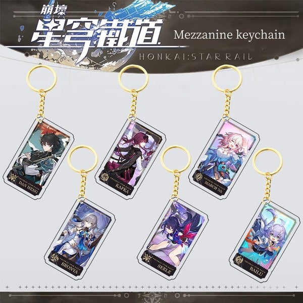 Honkai: Star Rail Gaming Peripherals Key Chain Cosplay Gift Game Collection