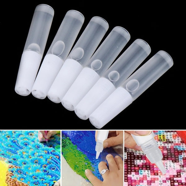 DIY tool Diamond Painting Accessories Round Square Sticky Drill Glue Non-toxic Bottled Glue Cross Stitch Glue Artwork Painting