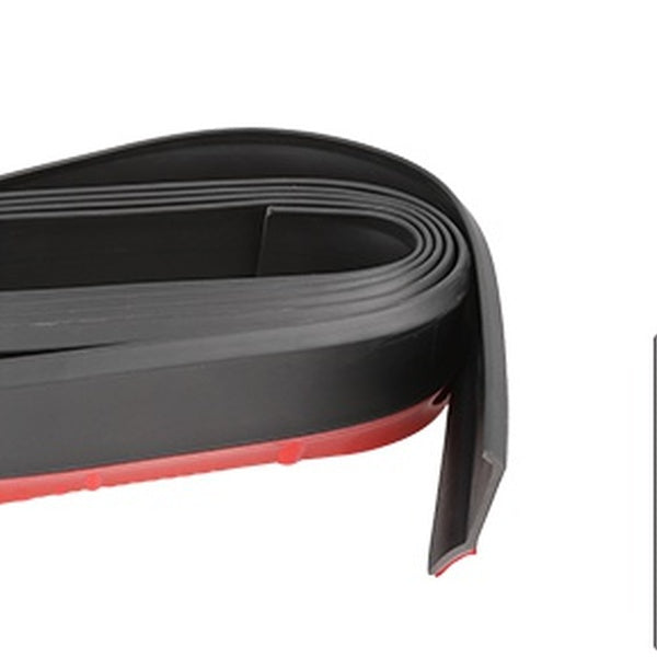 2.5m Univesal Front Bumper Lip Splitter Body Side Skirt Protector Black-Red-Blue for Car