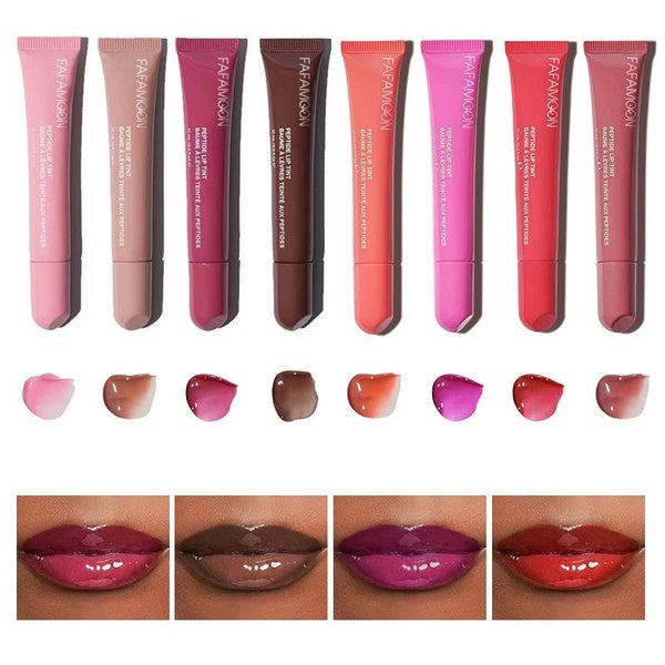 8color Moisturizing Oil Mirror Lipstick Plumping Lip Long Lasting Brightening Lip Glaze for Original Phone Case Decoration Gloss
