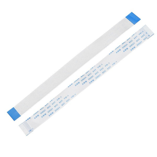 Flexible Flat Cable, 24 Pins 0.5mm Pitch 150mm FPC FFC Flexible Ribbon Cable for LCD TV Car Audio DVD Player Laptop 20Pcs (A Type)