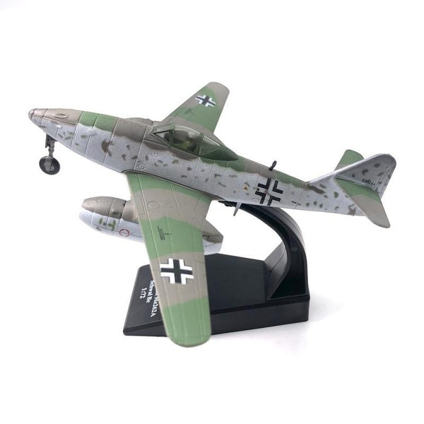 1:72 Scale Alloy Diecast Military Model German Air Force Messerschmitt Me 262 Schwalbe Fighter Aircraft Model Plane Toy For Souvenir Collection Gift