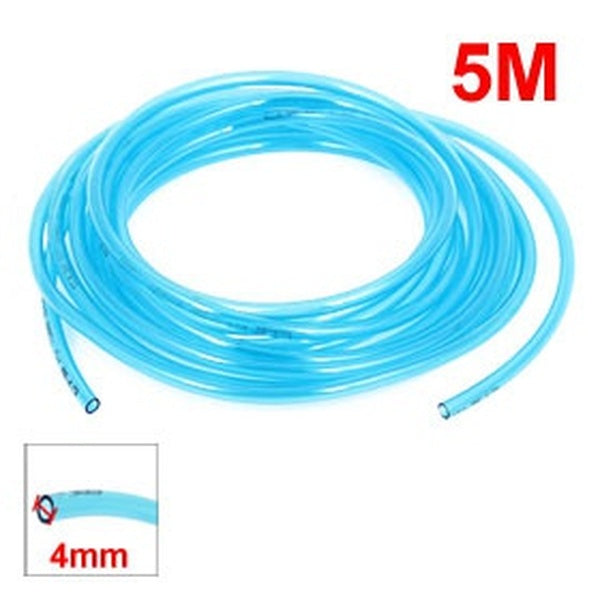 5 mètres 4mm diamètre intérieur 6mm OD carburant gaz essence Diesel PU ligne Tube tuyau bleu-noir
