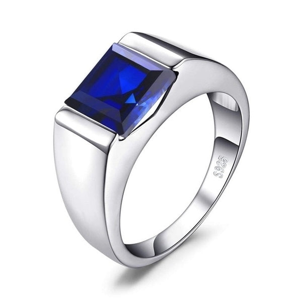 Men's Fashion Luxury Gemstone 925 Silver Ring Gift Jewellery