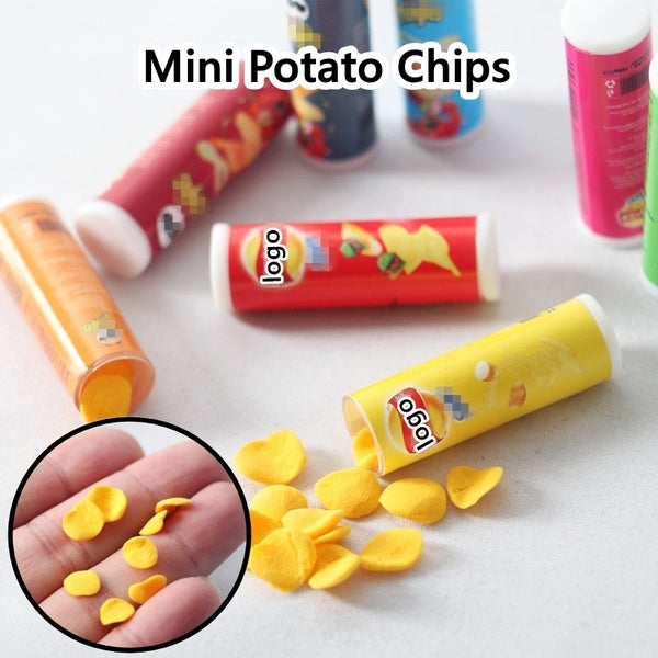 1:12 Dollhouse Accessories Mini Potato Chips-Chocolate-Cookies Doll House Food Miniatures 1:6 Scene Collection
