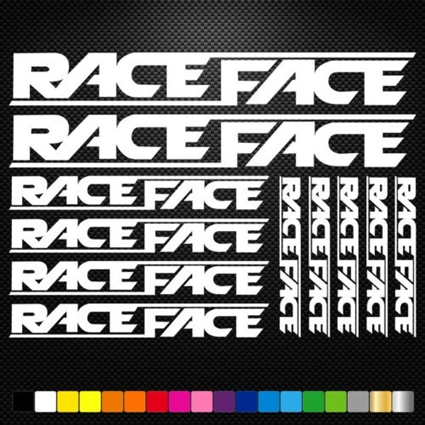 RACE FACE KIT STICKERS STICKERS STICKER VINYL BIKE BIKE MTB BTT