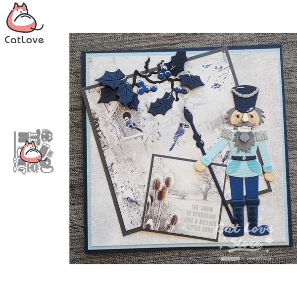 Army General Soldier Doll Metal Cutting Dies Scrapbooking Stencil Die Cuts Card Making DIY Craft Embossing New Dies For 2019