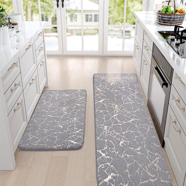 1pc-2pcs Oversized Luxury Bath Mat Quickly Absorbent Anti Slip Bath Rug Washable Soft And Comfortable Faux Rabbit Carpet For Bathroom Bedroom Kitchen