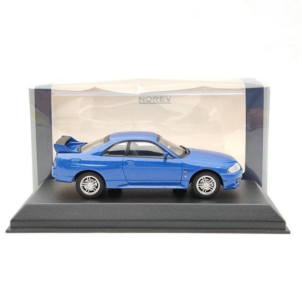 Norev 1-43 for SKYLINE R33 GT-R 1995 blue Metallic Diecast Toys Models Car Limited Gifts