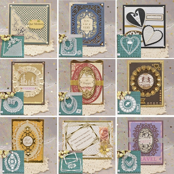 New Frame Metal Cutting Dies for Diy Scrapbooking Album Decoration Embossing Paper Cards Making Craft