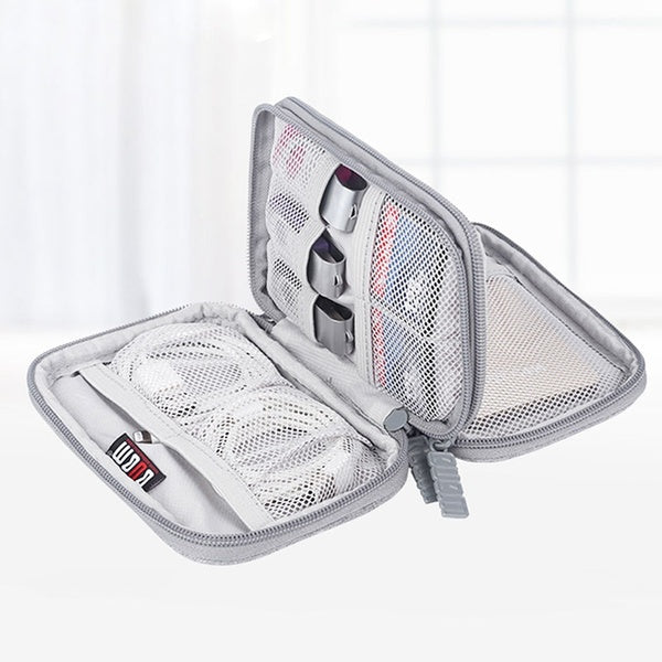 Portable External Hard Drive Case Cover Hard Disk HDD Protection Box Electronics Travel Organizer- Cable Bag