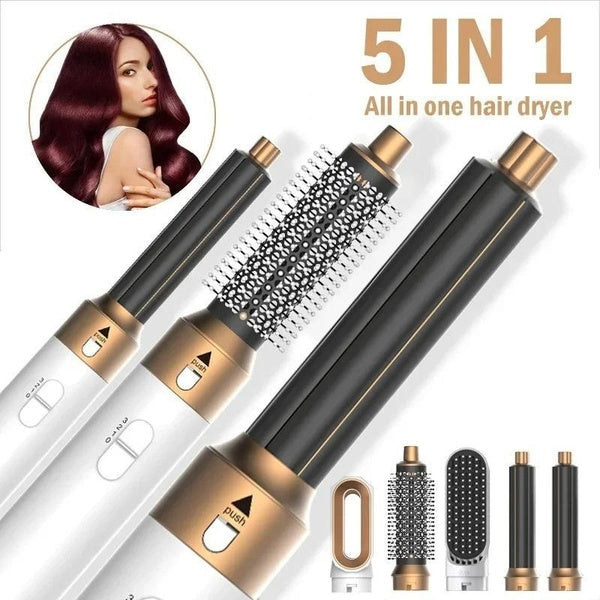 Hair Dryer Comb Set Professional Hot Air Styler For Hair Curling Straightening And Volumizing At Home
