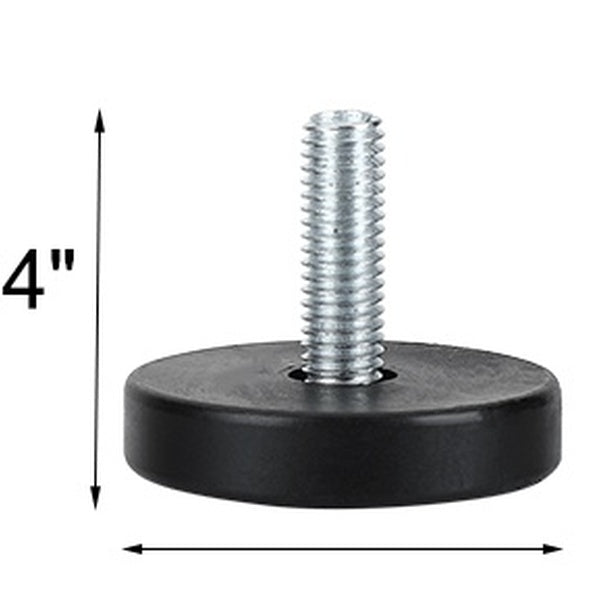 M8 x 25 x 40mm Leveling Feet Adjustable Leveler Floor Protector for House Furniture Chair Table Cabinet Leg 8pcs