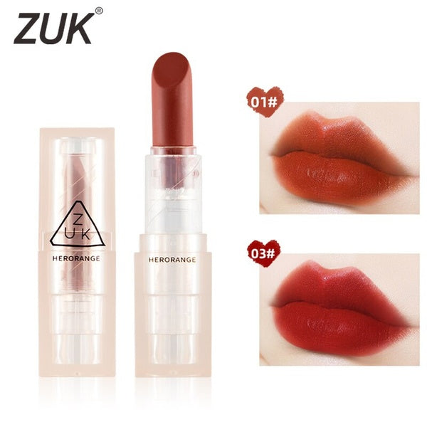 Health & Beauty Pudaier ZUK White Crystal Lipstick Professional Makeup Full Portable Lipsticks for Lips Make Up Tint Lip Cortex Lip Sticks Matte