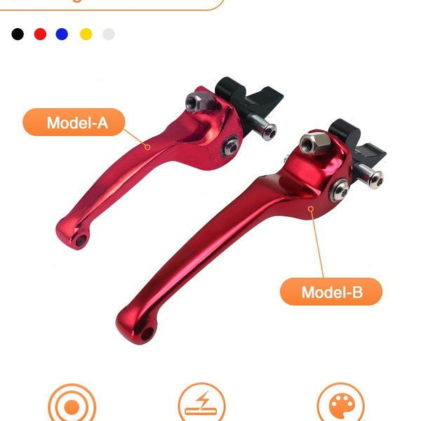 1 pièces universel moto 22mm CNC en alliage d'aluminium levier d'embrayage poignées de guidon pour Motocross Pitbike Dirt Pit Bike