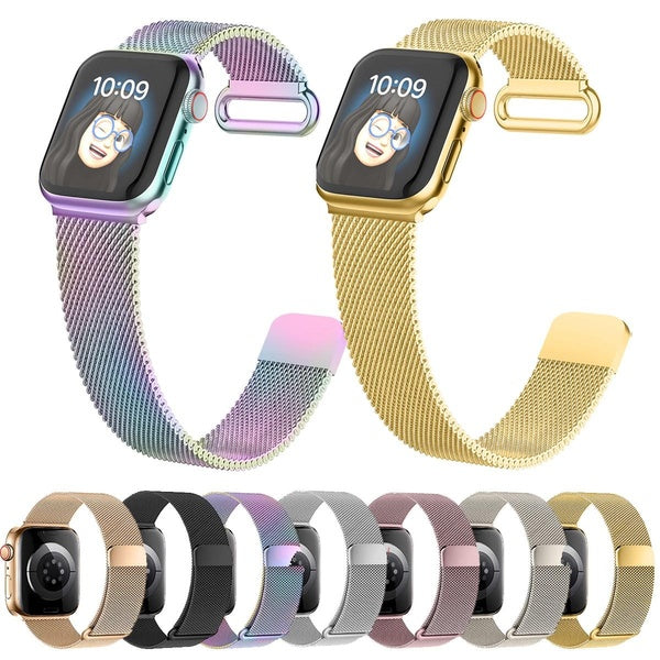 Magnetic Stainless Steel Band for Smart Watch Ultra-Ultra2 49mm 9 8 7 45mm 41mm Metal Strap Bracelet Accessories Strap for SmartWatch Series 6 SE 5 4