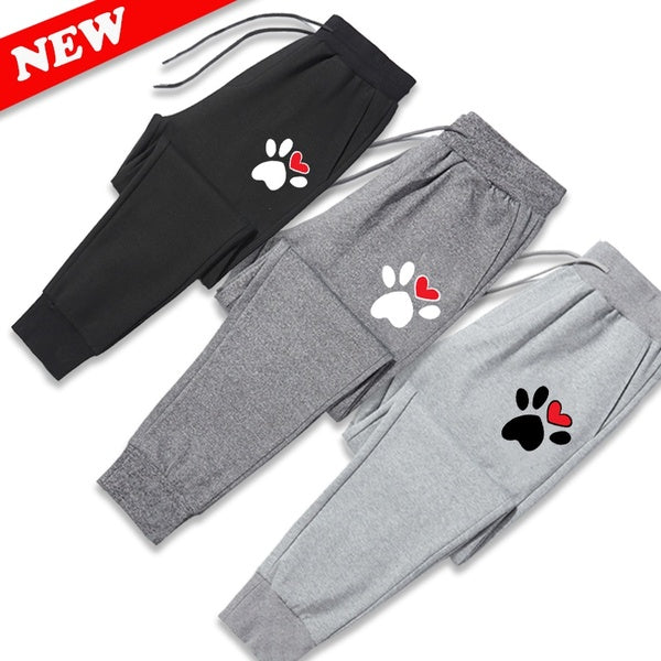 2023 Ladies Sweatpants Comfort Cotton Long Pants Jogger Trousers Casual Sports Fitness Solid Jogging Pants Cute Cartoon Printed Women Sweat Pants