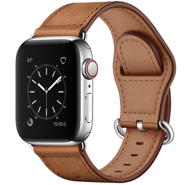 Leather Bands Compatible with Apple Watch Band 38mm 40mm 41mm 42mm 44mm 45mm, Top Grain Leather Strap Compatible for Men Women iWatch Series 7 6 5 4,