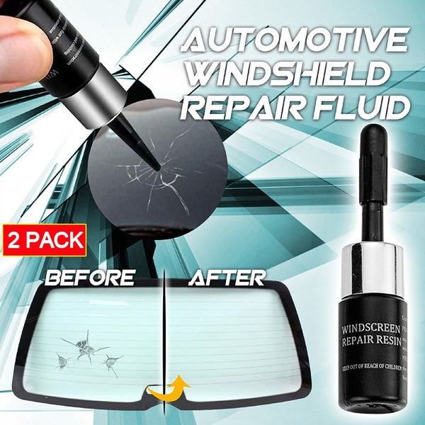 2 Packs DIY Car Windshield Repair Tool Upgrade Automotive Glass Nano Repair Fluid Windscreen Crack Restore Auto Window Repair