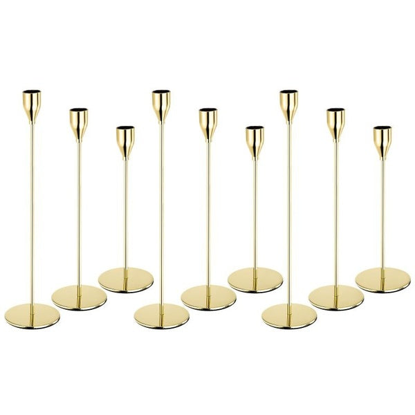 Candlestick Holder Taper Fits 3-4 Inch Thick Candles for Table Centerpiece Decor Wedding Dinning Party