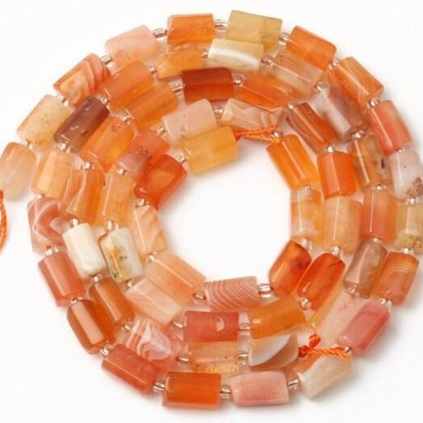 1lot 8*11mm Persian agate Natural Stone Round Tube Cylinder Spacer Beads For Jewelry Making Diy Bracelet Necklaces