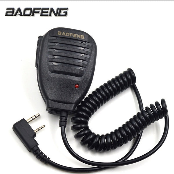 1-2 pièces Baofeng Uv-5r PTT haut-parleur portable haut-parleur Radio bidirectionnelle Microphone pour talkie-walkie pour Baofeng UV 5R 5RA 5RE 5R Pl