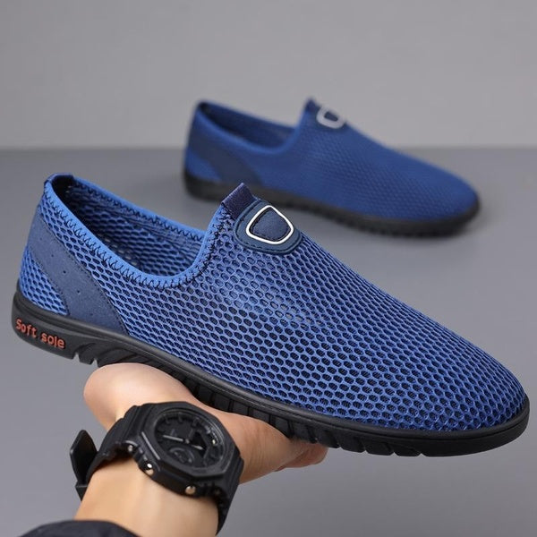 Mocassins d'été en maille respirante pour hommes, nouveau Design, chaussures à enfiler, plates de conduite, mocassins décontractés pour hommes, mocas