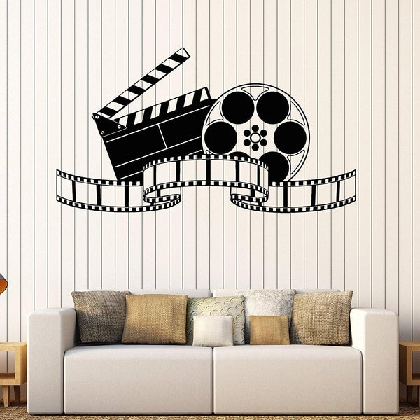 star17 Vinyl Wall Decal Filming Art Cinema Film Movie Stickers Mural Decor