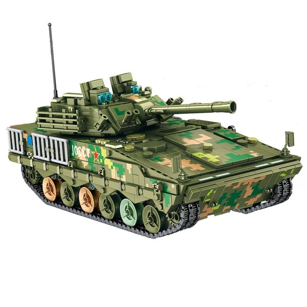 World War II Military Model Series Type 04 Infantry Fighting Vehicle Building Blocks Bricks Toys Gifts