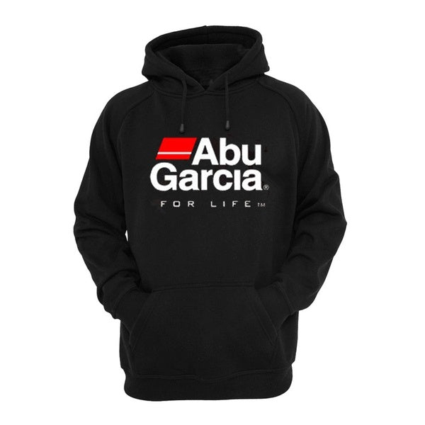 Men's Fashion Abu Garcia Logo Fishing Reel Pullover Hoodie