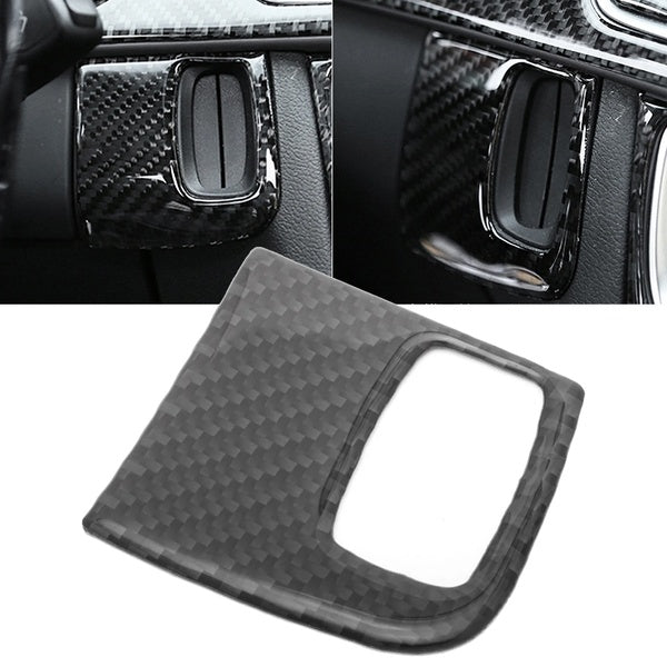 For Audi A4 B8 A5 8T S5 2008-2015 2014 2013 2012 2011 2010 2009 Carbon Fiber Inner Engine Start Stop Frame Sticker Key Frame Decal Molding Trim