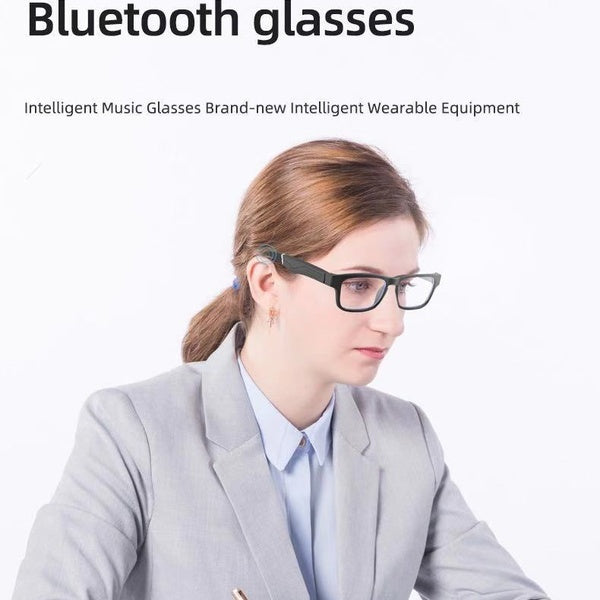 Bluetooth 5.0 casque lunettes lunettes anti-bleu intelligentes lunettes de soleil intelligentes lunettes de protection des yeux avec Microphone recha