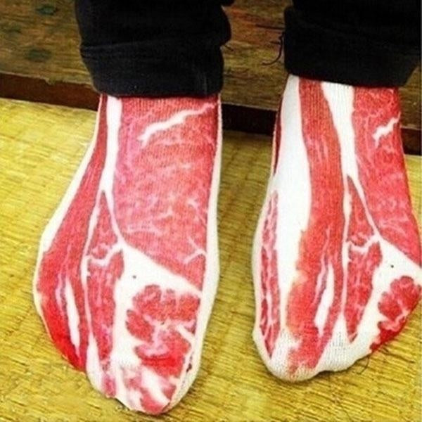1 Pair Personality Pork Pattern for Men and Women Fashion Socks